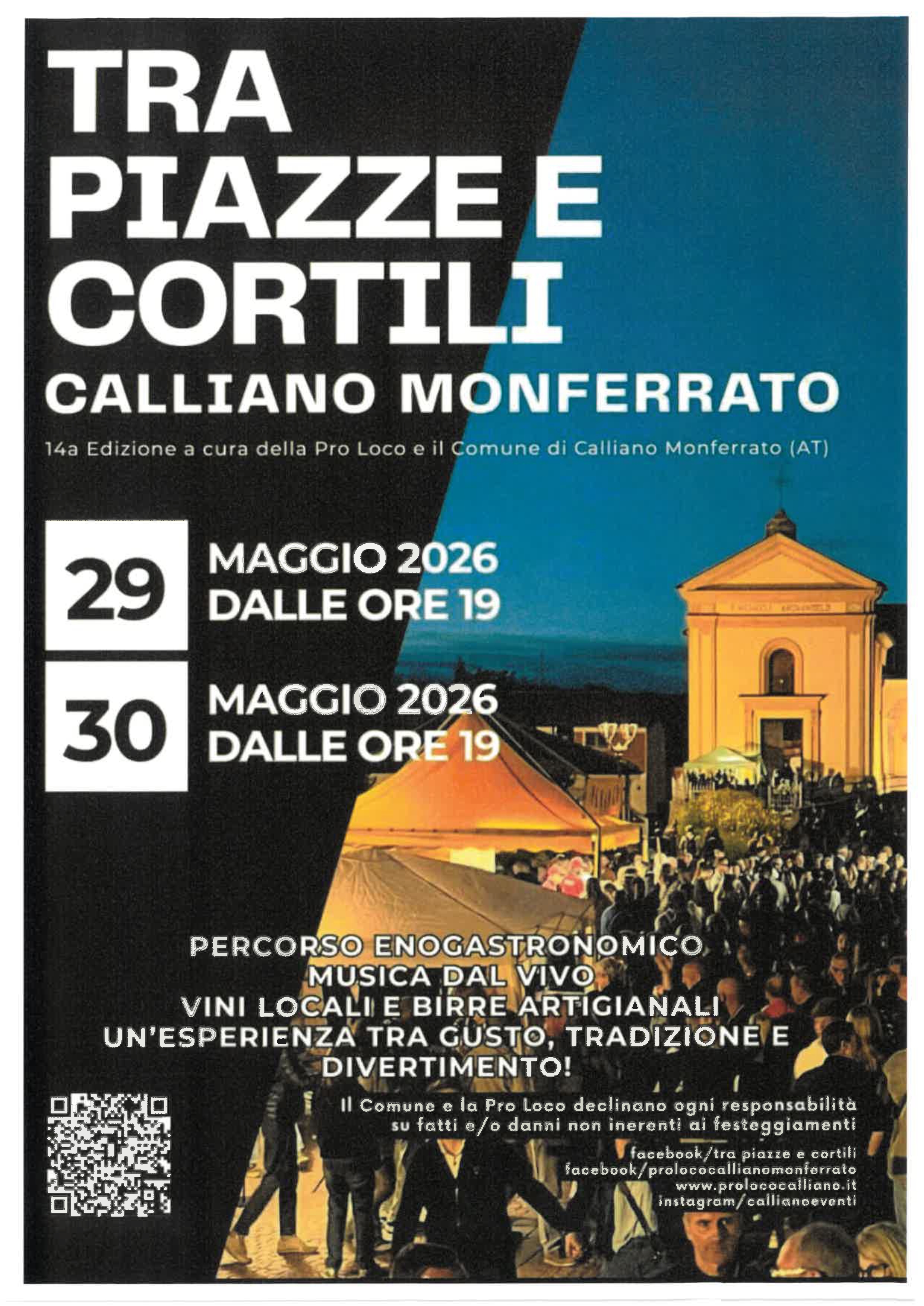 14a Edizione TRA PIAZZE E CORTILI dalle ORE 19:00